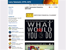 Tablet Screenshot of larrytakahashi.com